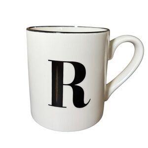 Threshold™ | Stoneware “R” Monogram Ivory Mug | 16oz